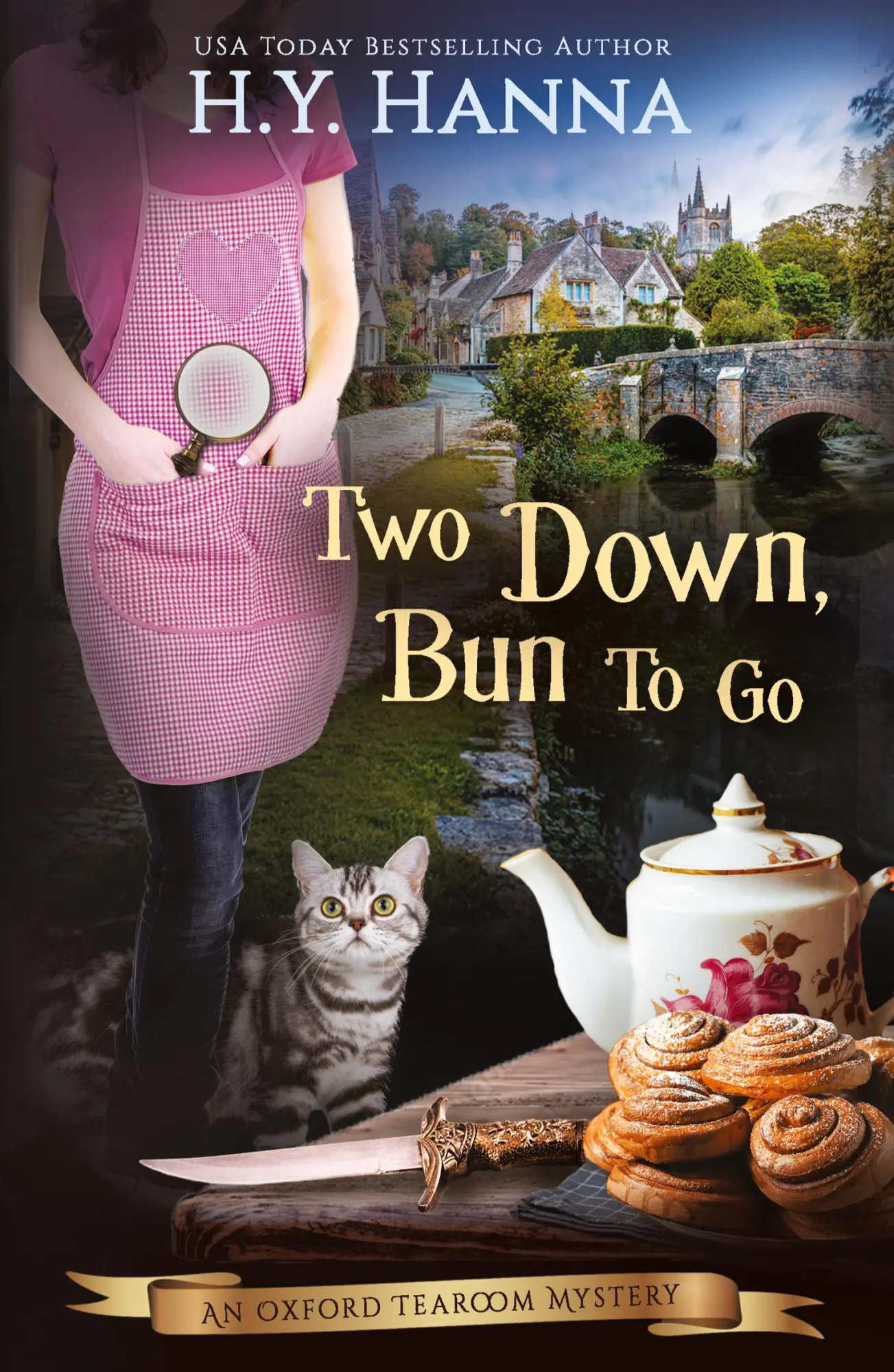 Cover: 9780994527233 | Two Down, Bun to Go | Oxford Tearoom Mysteries - Book 3 | H. Y. Hanna