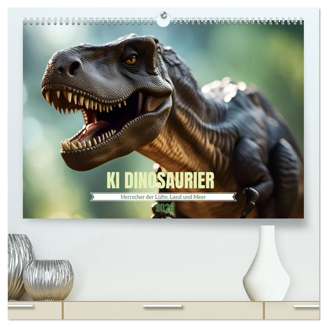 Cover: 9783457267233 | KI Dinosaurier - Herrscher der Lüfte, Land und Meer (hochwertiger...