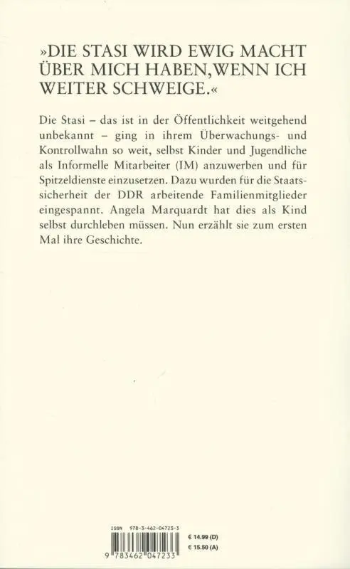 Rückseite: 9783462047233 | Vater, Mutter, Stasi | Mein Leben im Netz des Überwachungsstaates
