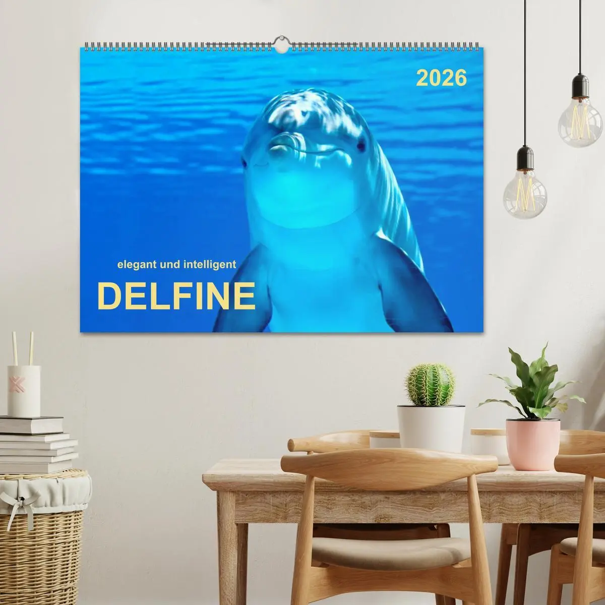 Bild: 9783516047233 | Delfine - elegant und intelligent (Wandkalender 2026 DIN A2 quer),...