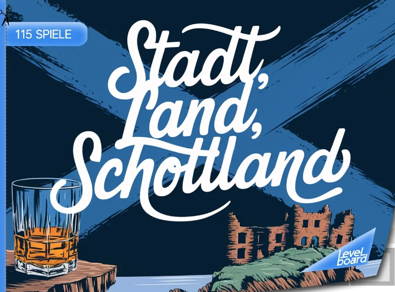 Cover: 9783693197233 | Stadt, Land, Schottland - 115 Spielblöcke | levelBoard Spiele | Buch