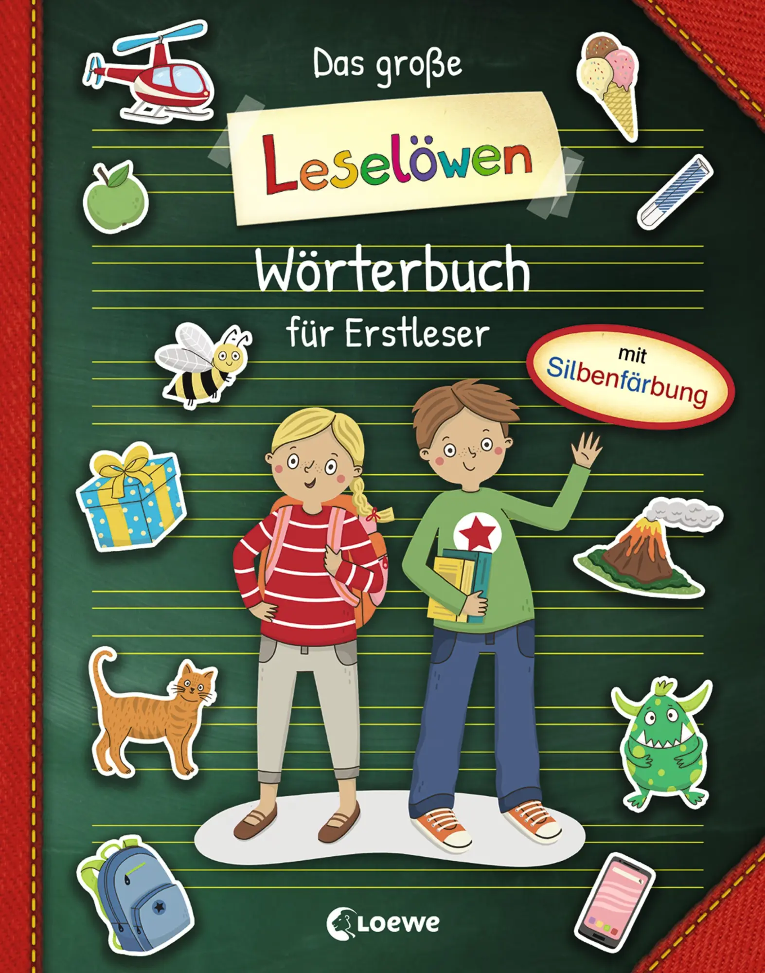 Cover: 9783743207233 | Das große Leselöwen-Wörterbuch für Erstleser | Loewe Erstlesebücher