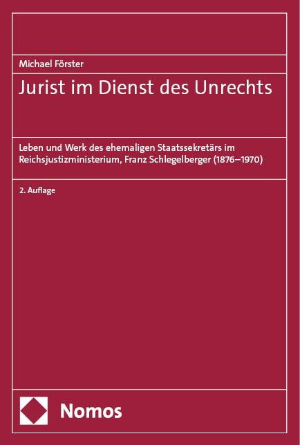 Cover: 9783756007233 | Jurist im Dienst des Unrechts | Michael Förster | Taschenbuch | 279 S.