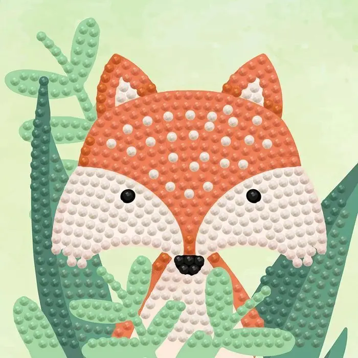 Bild: 4895225927333 | DIAMOND DOTZ - Diamond Painting Mini Wald Fuchs | Kit (Bastelset)