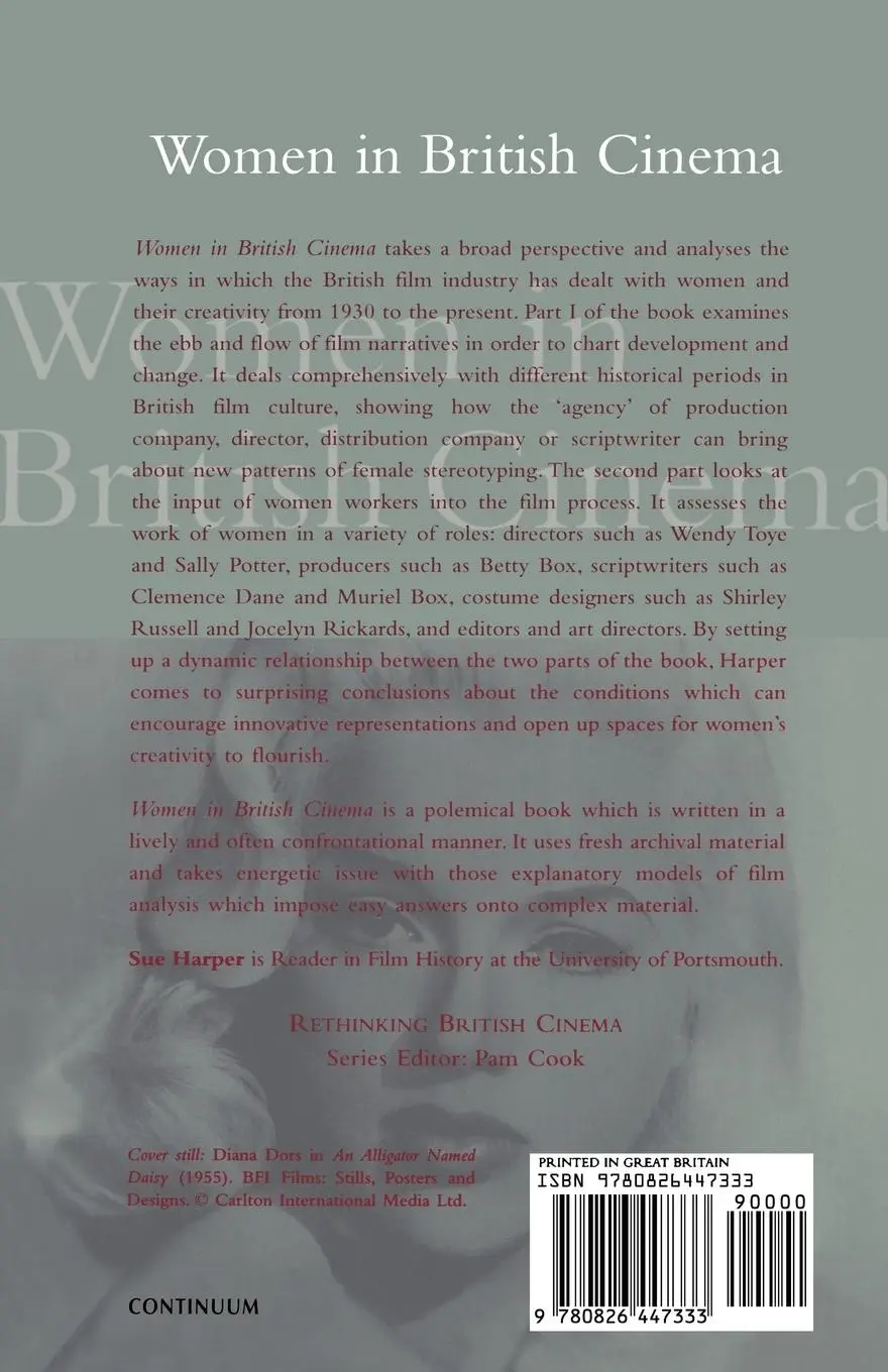 Rückseite: 9780826447333 | Women in British Cinema | Mad, Bad and Dangerous to Know | Sue Harper