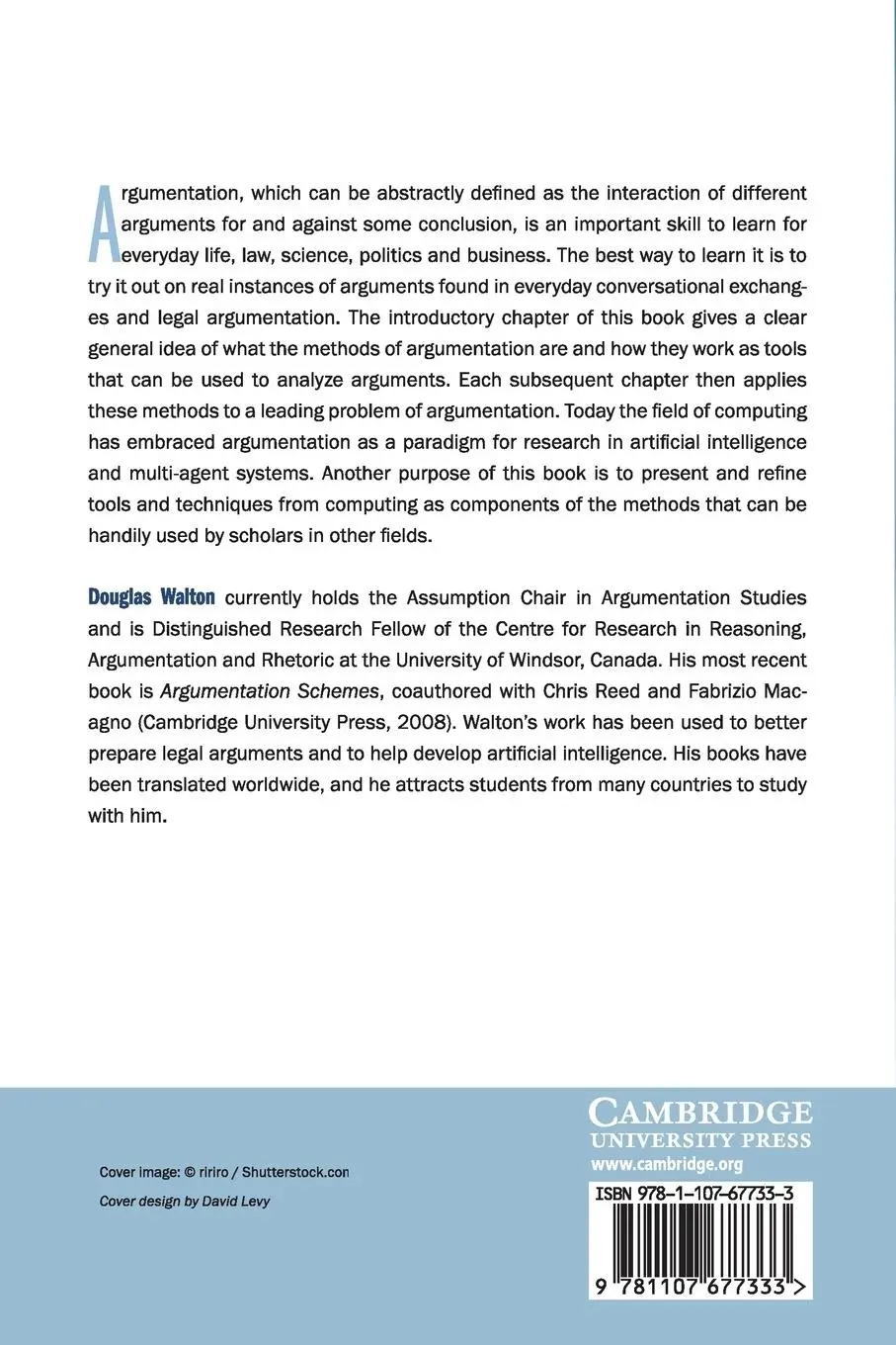 Rückseite: 9781107677333 | Methods of Argumentation | Douglas Walton | Taschenbuch | Englisch