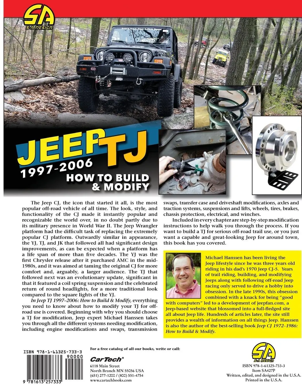 Rückseite: 9781613257333 | Jeep TJ 1997-2006 | How to Build &amp; Modify | Michael Hanssen | Buch