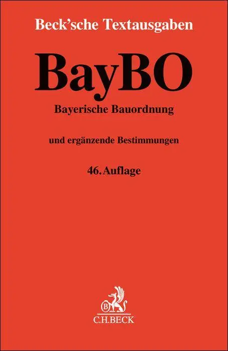 Cover: 9783406837333 | Bayerische Bauordnung. BayBO | Taschenbuch | Beck´sche Textausgaben