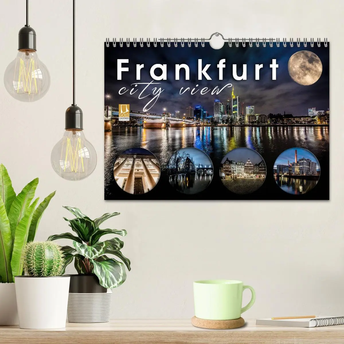Bild: 9783457877333 | Frankfurt city view (Wandkalender 2026 DIN A4 quer), CALVENDO...