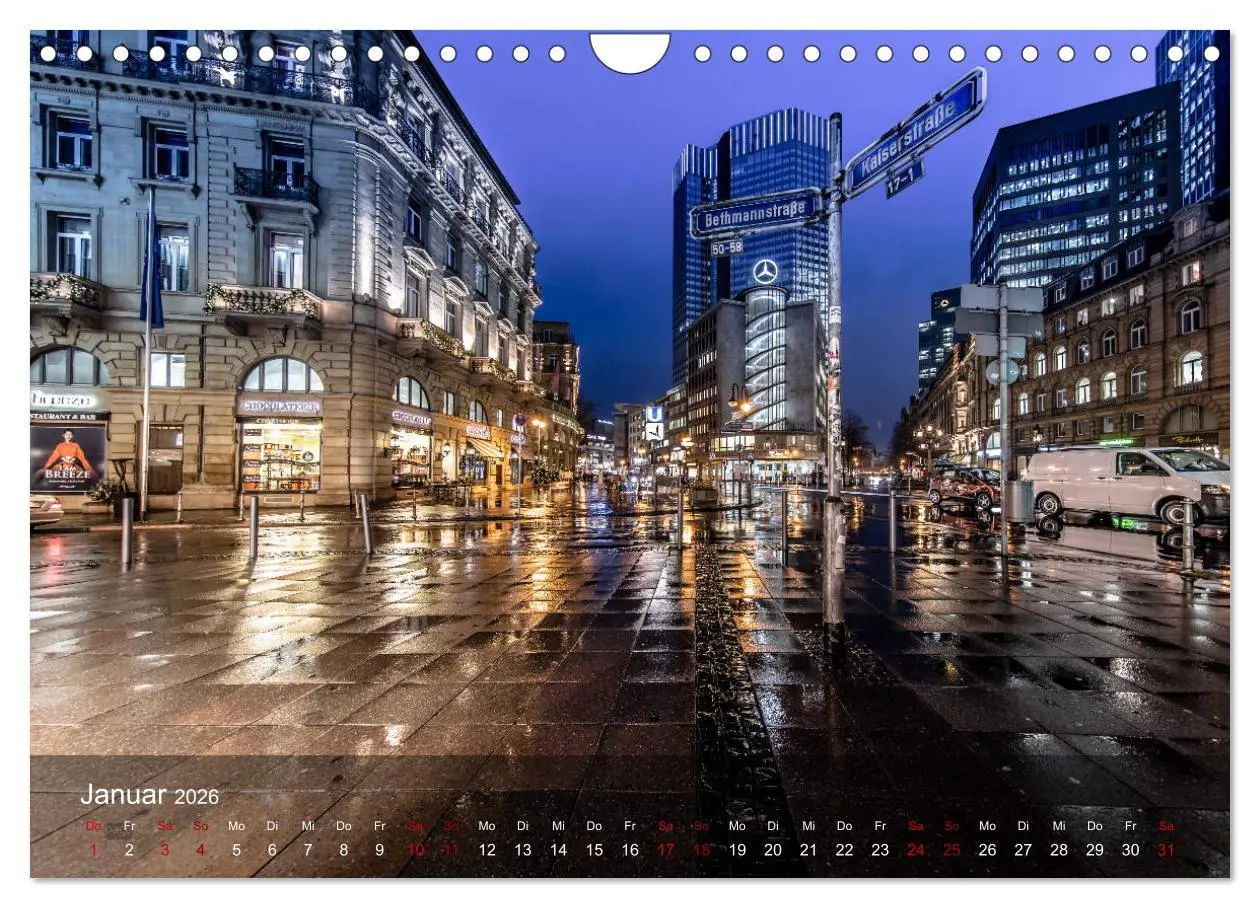 Bild: 9783457877333 | Frankfurt city view (Wandkalender 2026 DIN A4 quer), CALVENDO...
