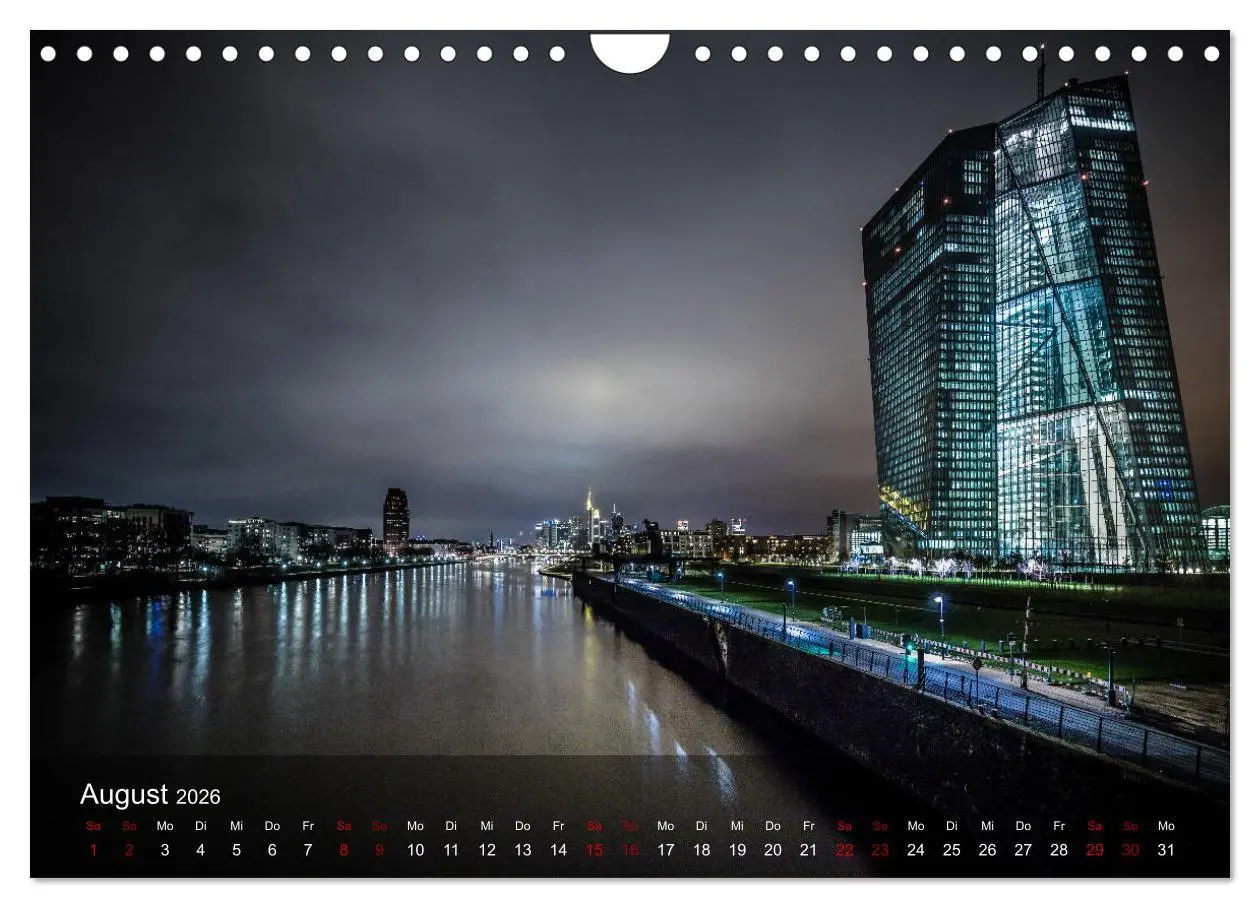 Bild: 9783457877333 | Frankfurt city view (Wandkalender 2026 DIN A4 quer), CALVENDO...
