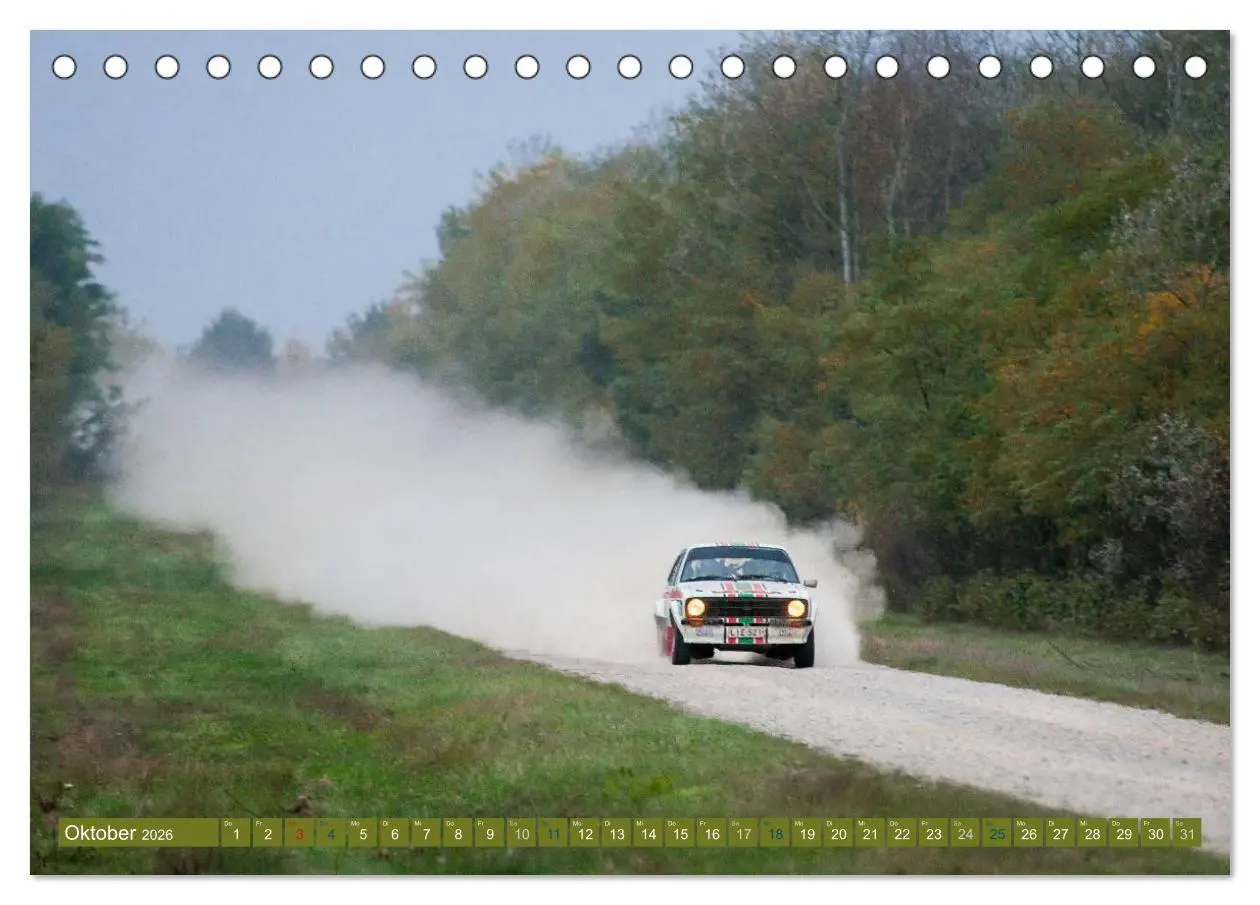 Bild: 9783516107333 | Rallye Faszination 2026 (Tischkalender 2026 DIN A5 quer), CALVENDO...