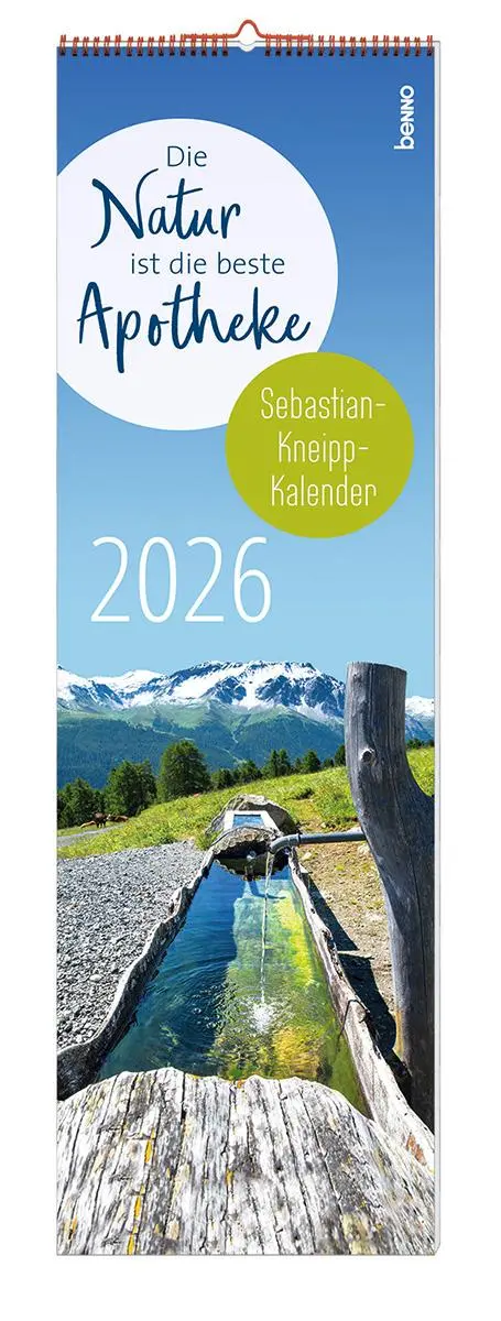 Cover: 9783746267333 | Die Natur ist die beste Apotheke 2026 | Sebastian-Kneipp-Kalender