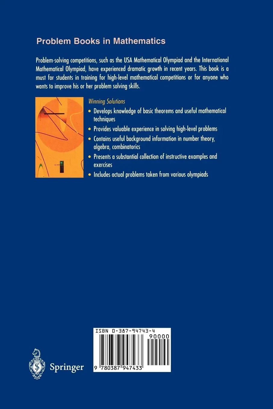 Rückseite: 9780387947433 | Winning Solutions | Cecil Rousseau (u. a.) | Taschenbuch | x | 1996