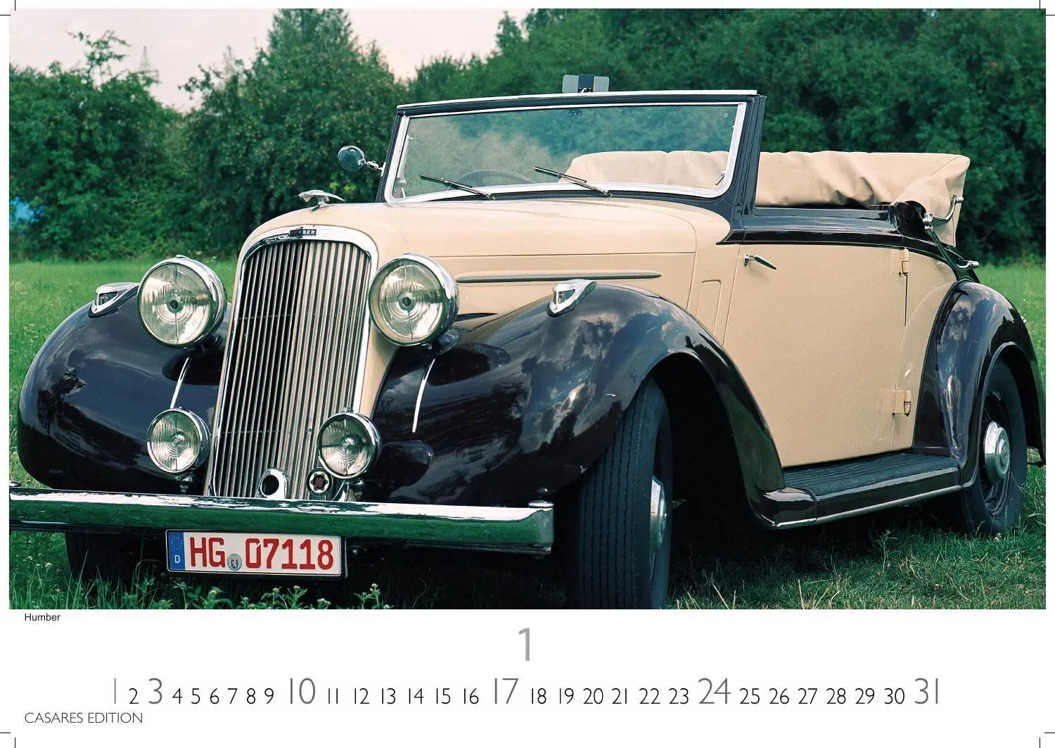 Bild: 9781835247433 | British Classic Cars Kalender 2027 - Wandkalender Fotokalender...