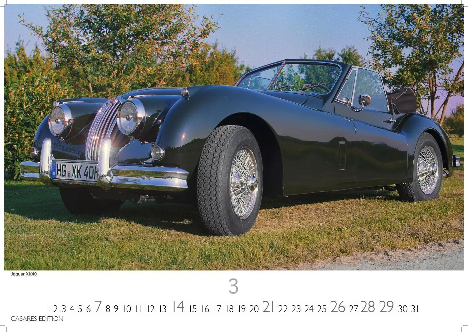 Bild: 9781835247433 | British Classic Cars Kalender 2027 - Wandkalender Fotokalender...