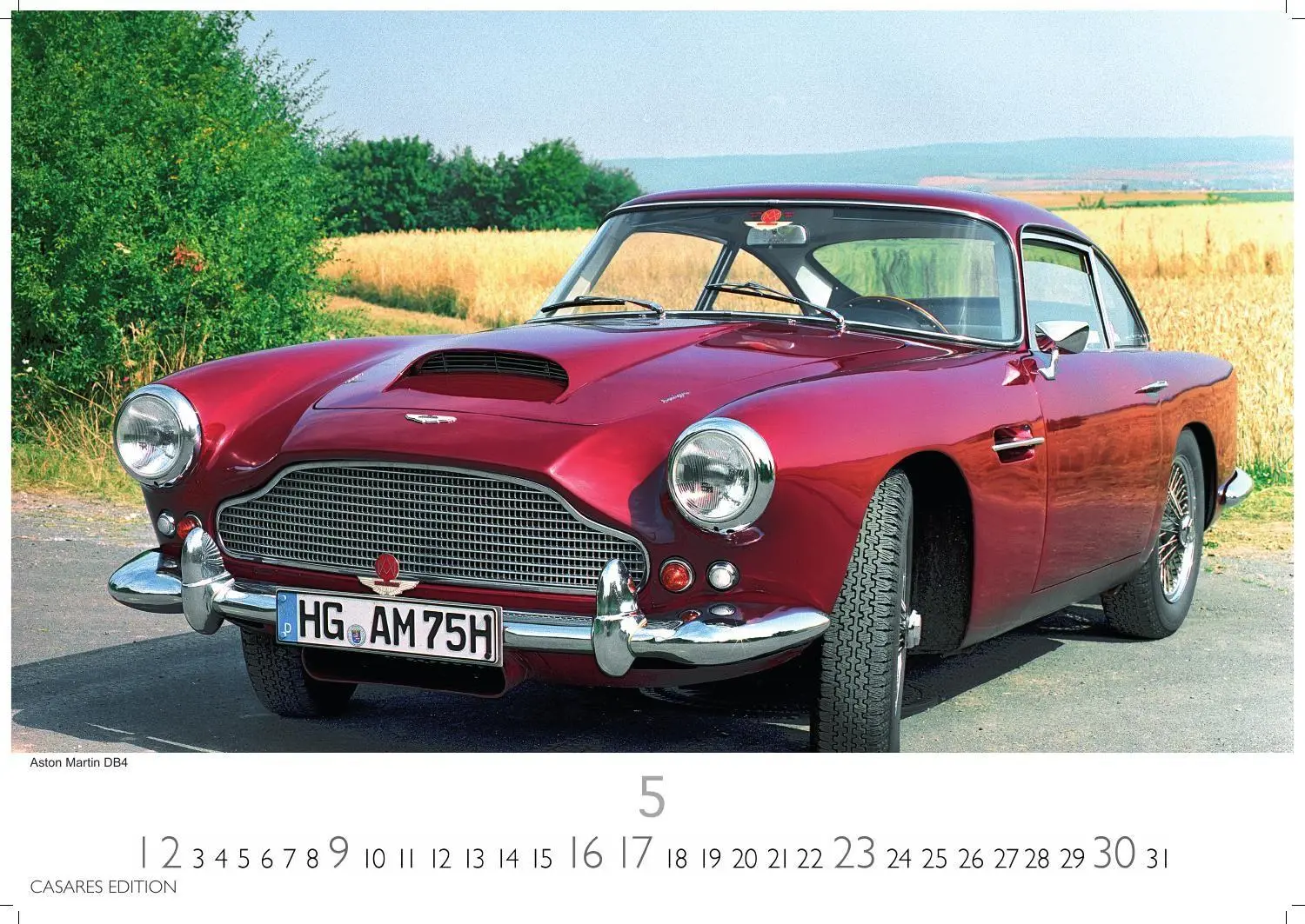 Bild: 9781835247433 | British Classic Cars Kalender 2027 - Wandkalender Fotokalender...