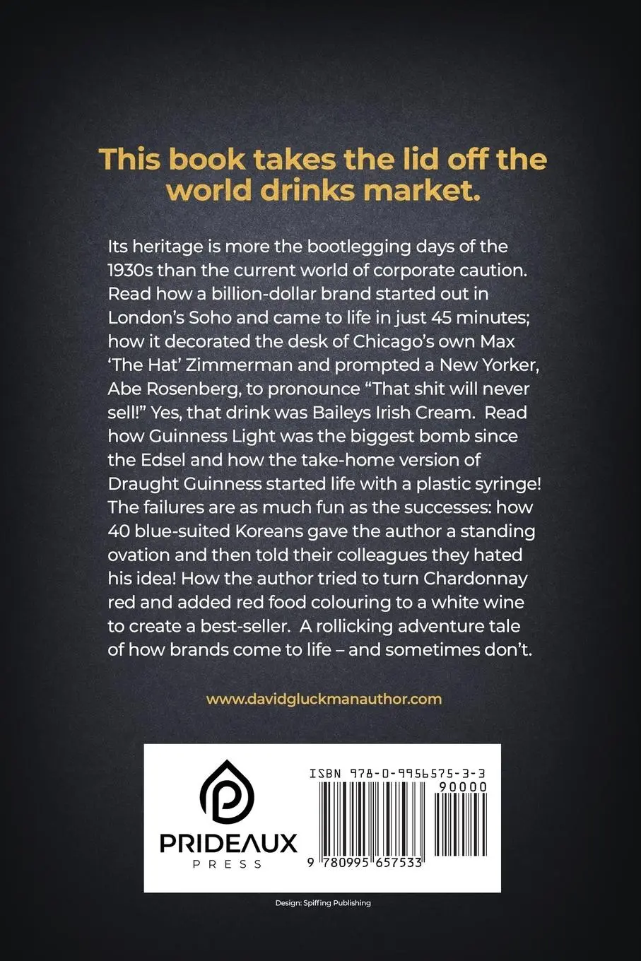 Rückseite: 9780995657533 | "That Sh*t Will Never Sell!" Special Colour Edition | David Gluckman