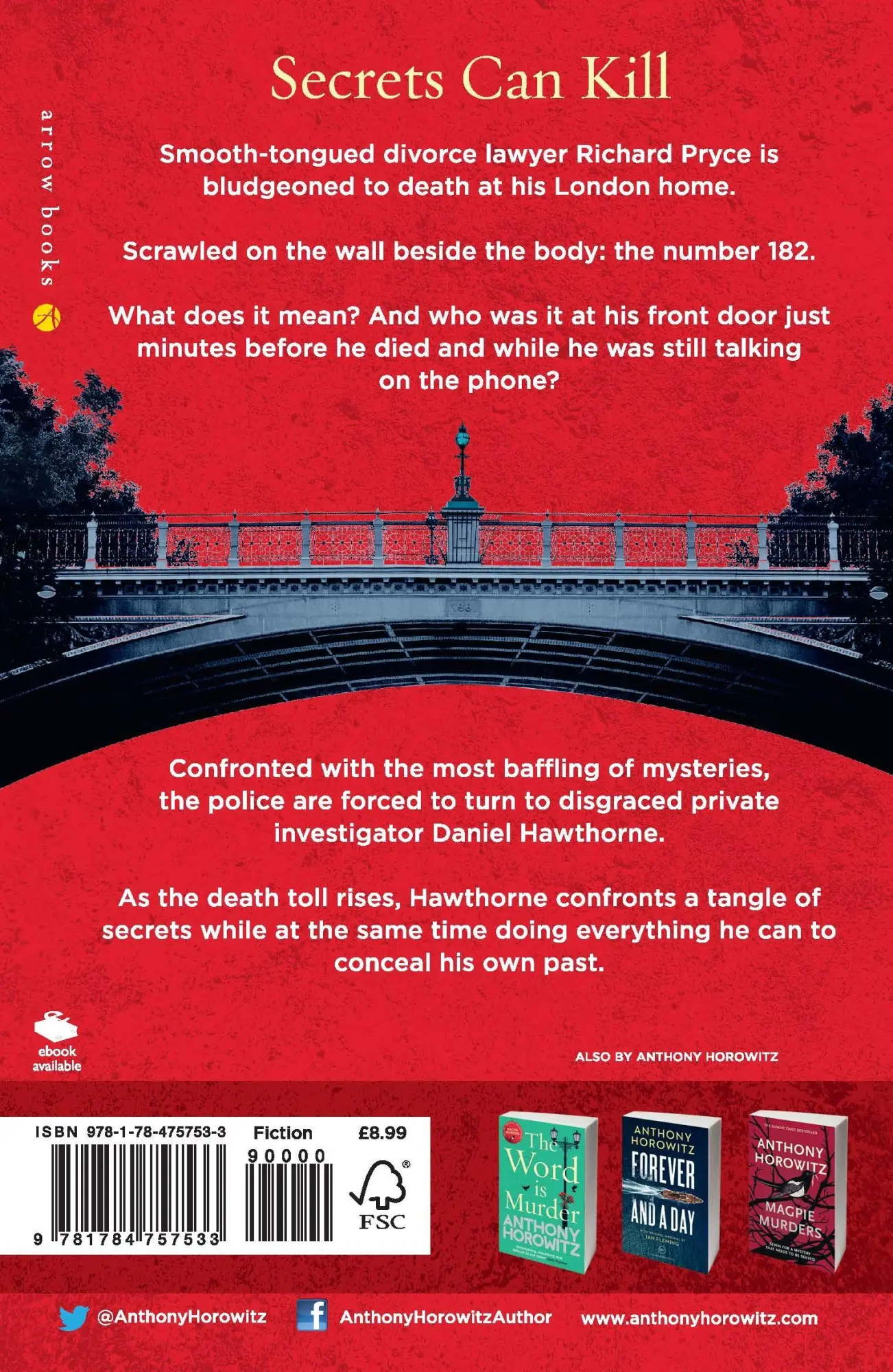 Rückseite: 9781784757533 | The Sentence is Death | Anthony Horowitz | Taschenbuch | 400 S. | 2019