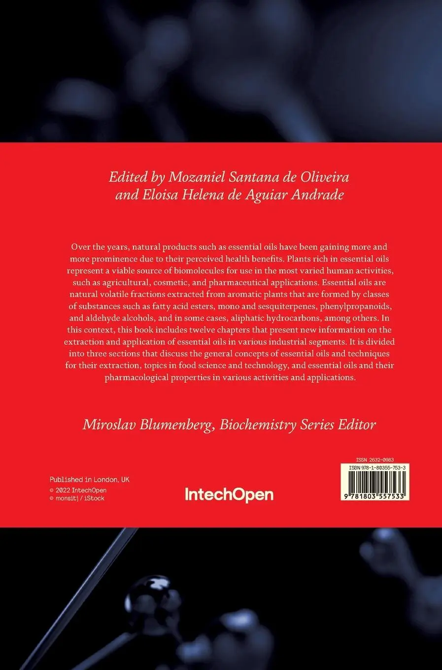 Rückseite: 9781803557533 | Essential Oils | Advances in Extractions and Biological Applications