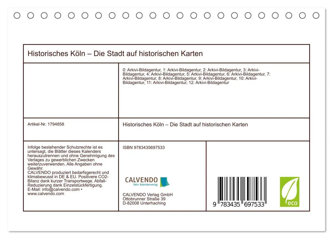 Bild: 9783435697533 | Historisches Köln ¿ Die Stadt auf historischen Karten...