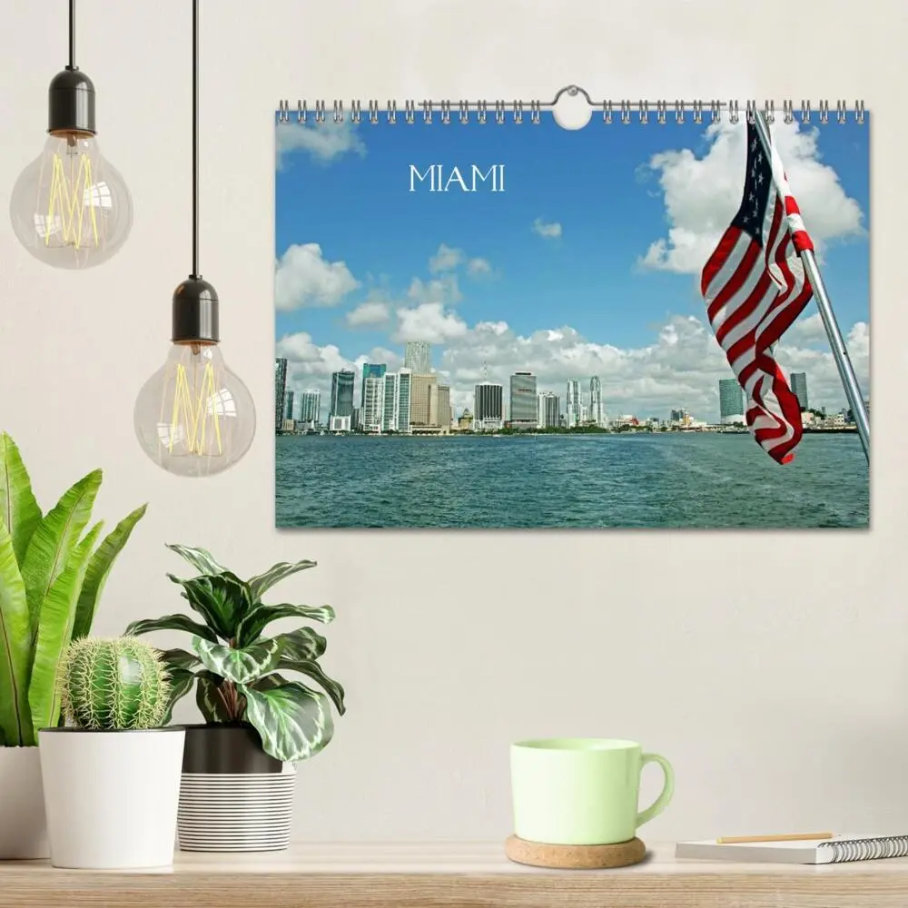 Bild: 9783435837533 | MIAMI (Wandkalender 2025 DIN A4 quer), CALVENDO Monatskalender | 2025