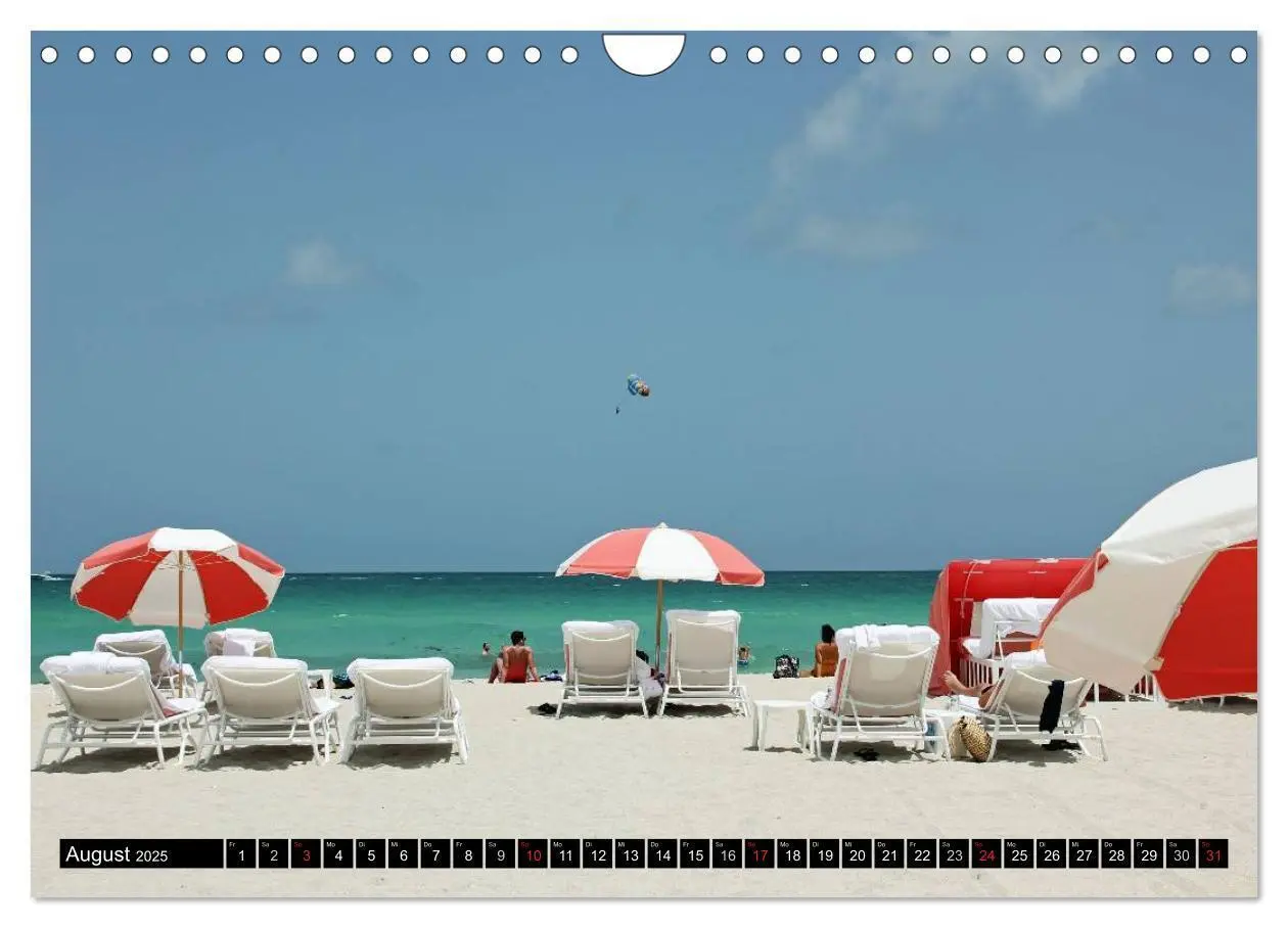 Bild: 9783435837533 | MIAMI (Wandkalender 2025 DIN A4 quer), CALVENDO Monatskalender | 2025