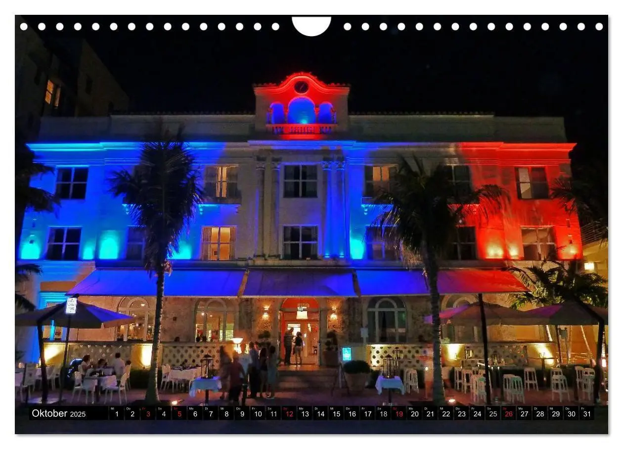 Bild: 9783435837533 | MIAMI (Wandkalender 2025 DIN A4 quer), CALVENDO Monatskalender | 2025
