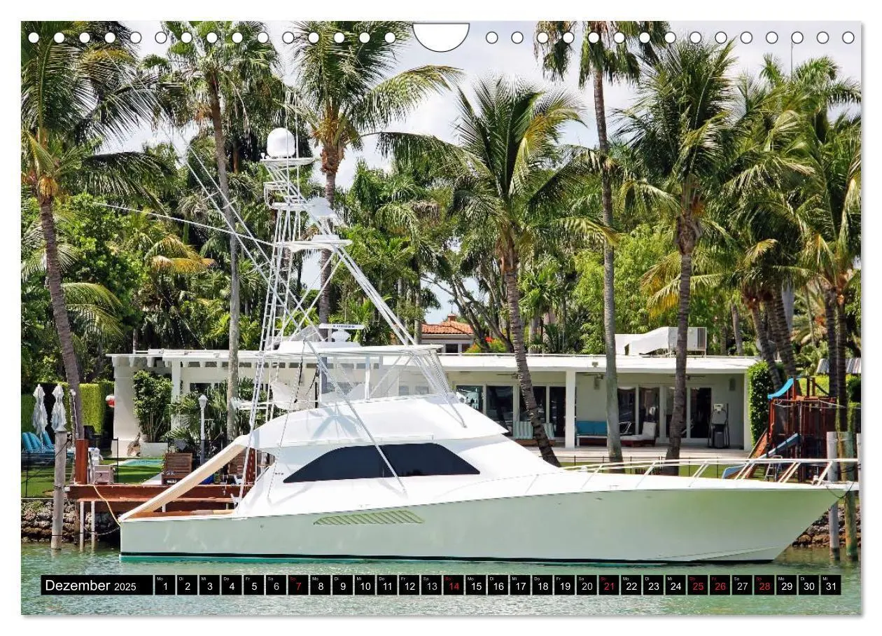 Bild: 9783435837533 | MIAMI (Wandkalender 2025 DIN A4 quer), CALVENDO Monatskalender | 2025