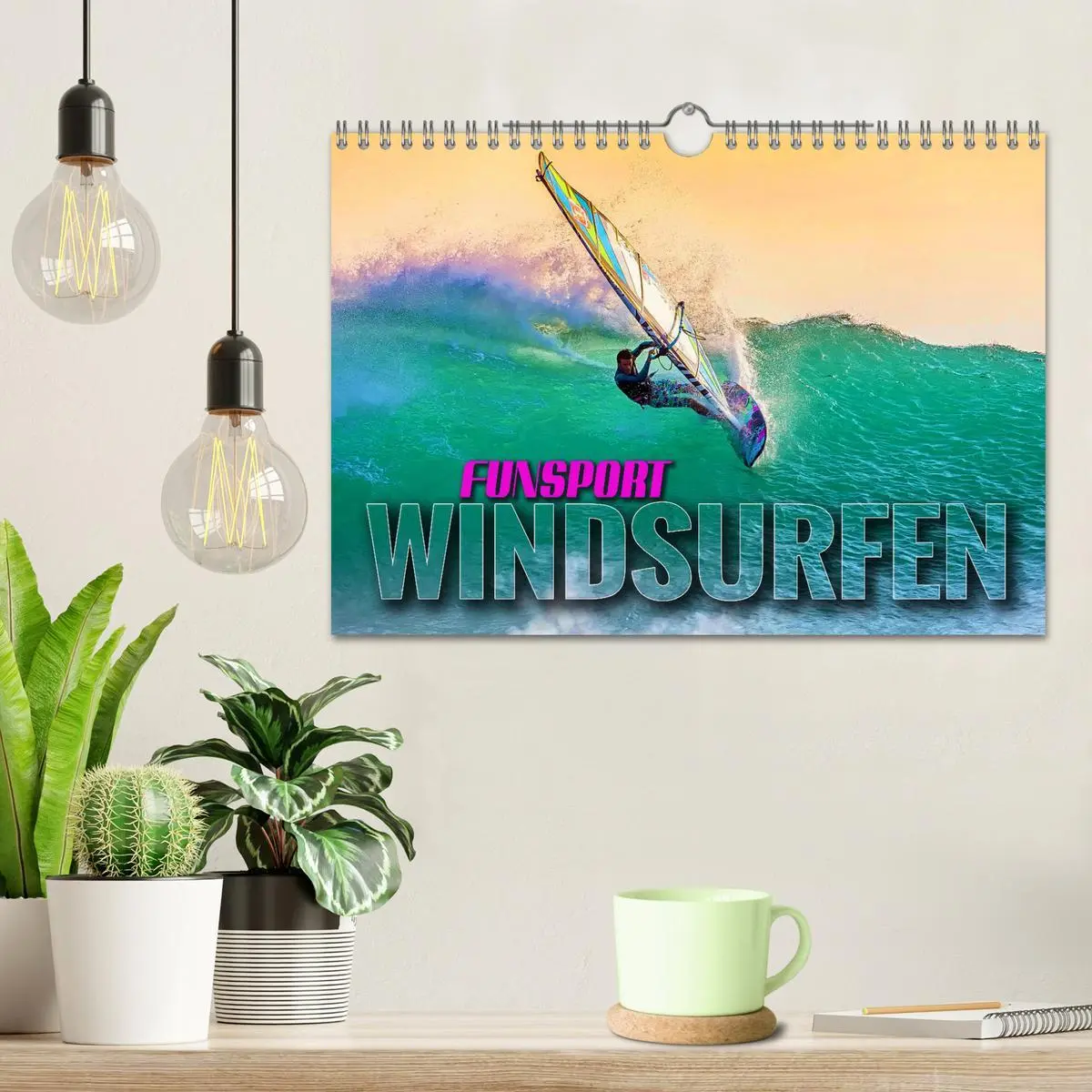 Bild: 9783457547533 | Funsport Windsurfen (Wandkalender 2026 DIN A4 quer), CALVENDO...