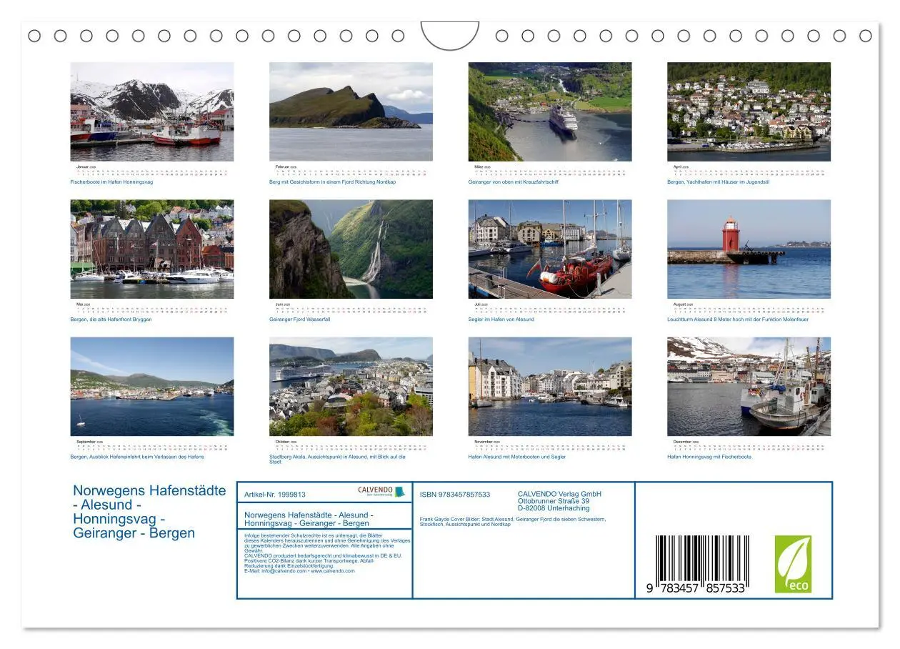 Bild: 9783457857533 | Norwegens Hafenstädte - Alesund - Honningsvag - Geiranger - Bergen...