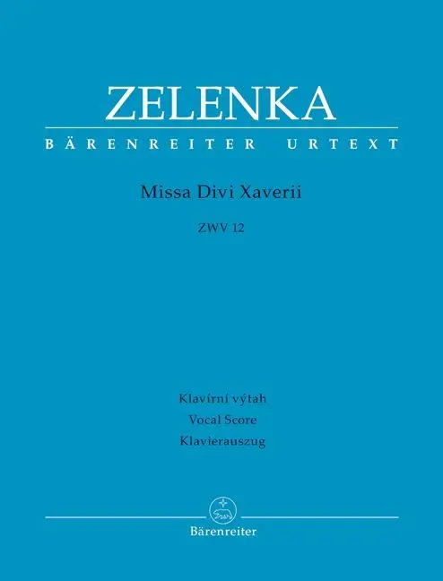 Missa Divi Xaverii, Klavierauszug
