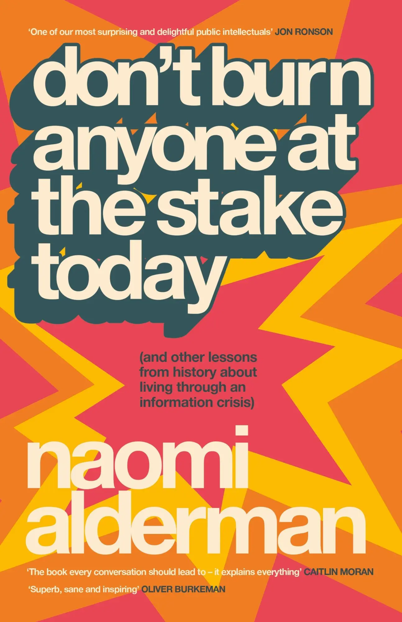 Cover: 9780241777633 | Don't Burn Anyone at the Stake Today | Naomi Alderman | Buch | 176 S.