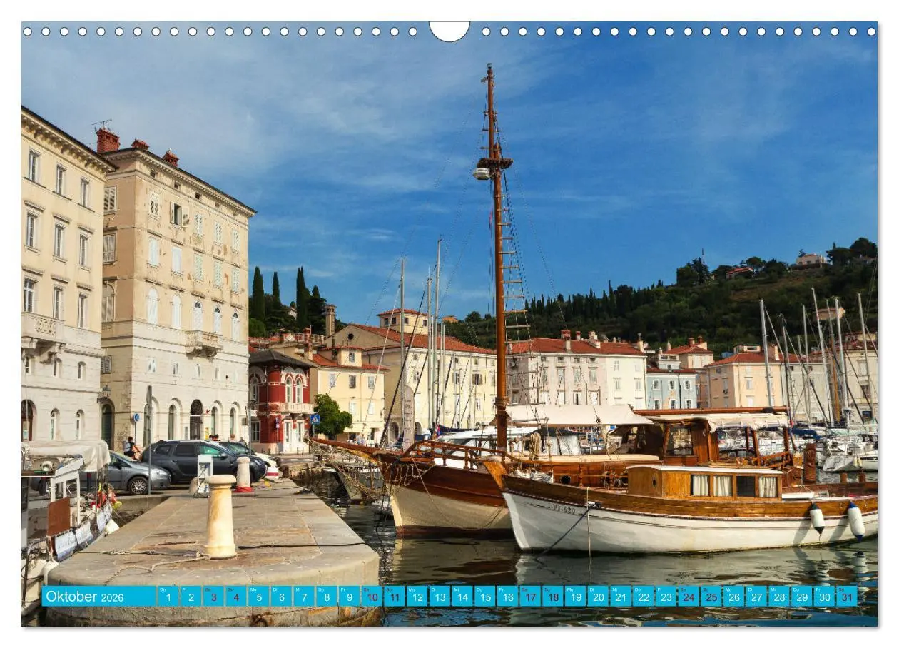 Bild: 9783457397633 | Piran - Slowenische Perle an der Adriaküste (Wandkalender 2026 DIN...