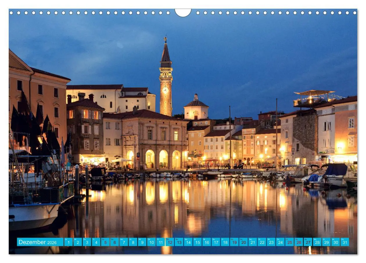 Bild: 9783457397633 | Piran - Slowenische Perle an der Adriaküste (Wandkalender 2026 DIN...