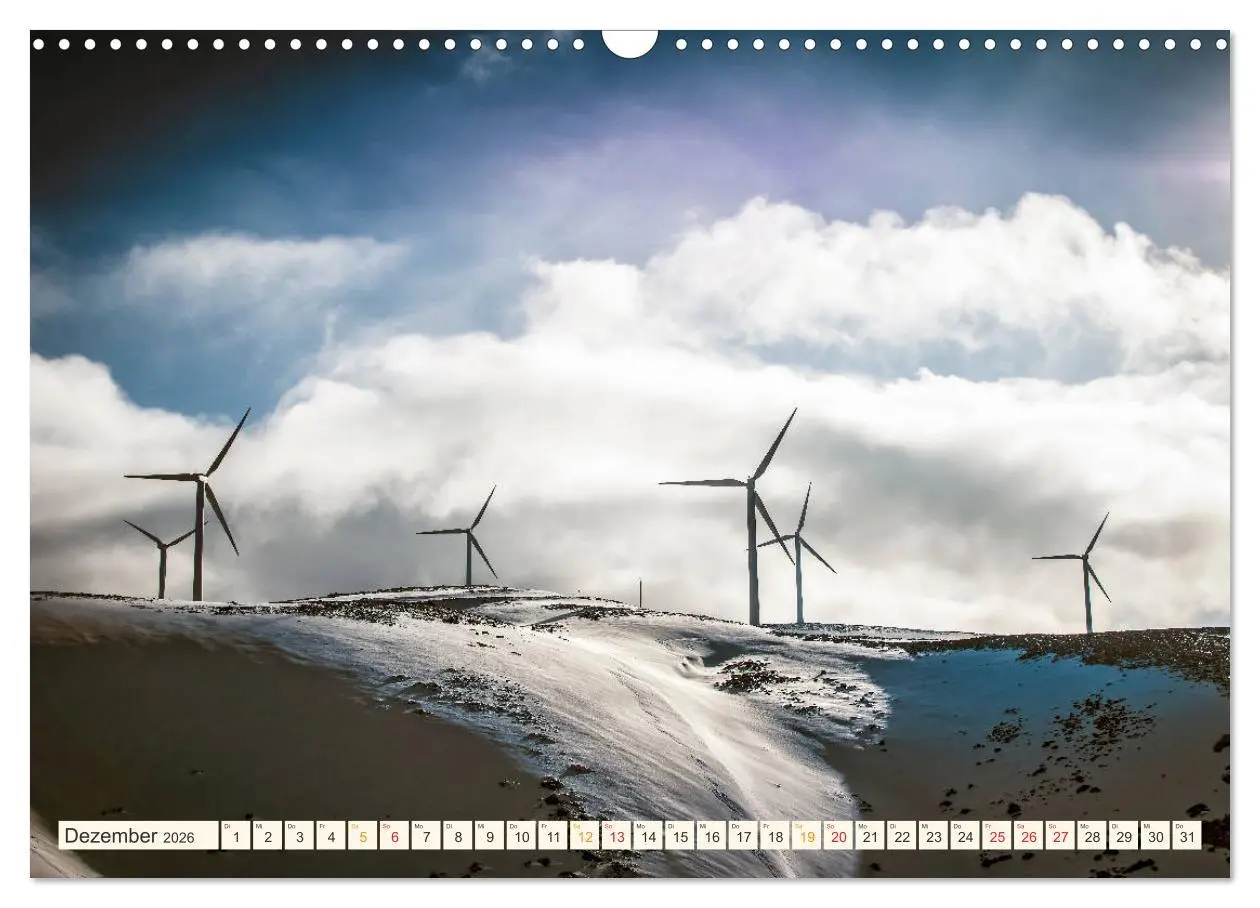 Bild: 9783457847633 | Windrad - Fluch und Segen (Wandkalender 2026 DIN A3 quer), CALVENDO...
