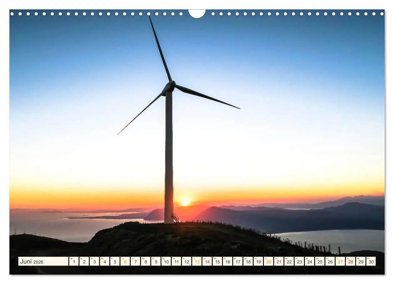 Bild: 9783457847633 | Windrad - Fluch und Segen (Wandkalender 2026 DIN A3 quer), CALVENDO...