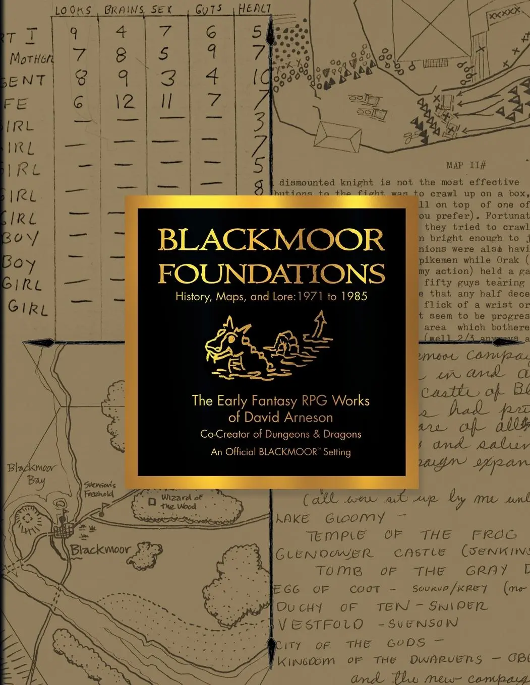 Cover: 9798218437633 | Blackmoor Foundations | The Early Fantasy RPG Works of David Arneson Cover: 9798218437633 | Blackmoor Foundations | The Early Fantasy RPG Works of David Arneson