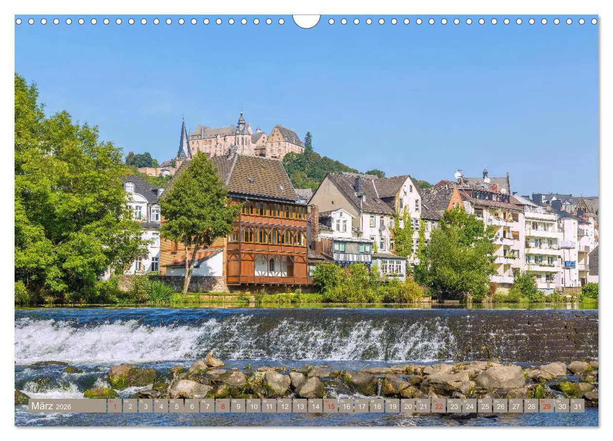 Bild: 9783457837733 | Marburg an der Lahn (Wandkalender 2026 DIN A3 quer), CALVENDO...
