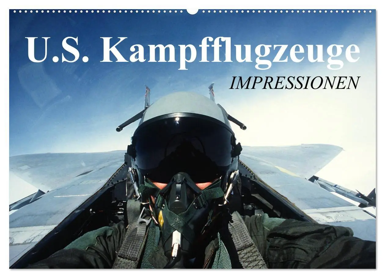 Cover: 9783516237733 | U.S. Kampfflugzeuge. Impressionen (Wandkalender 2026 DIN A2 quer),...