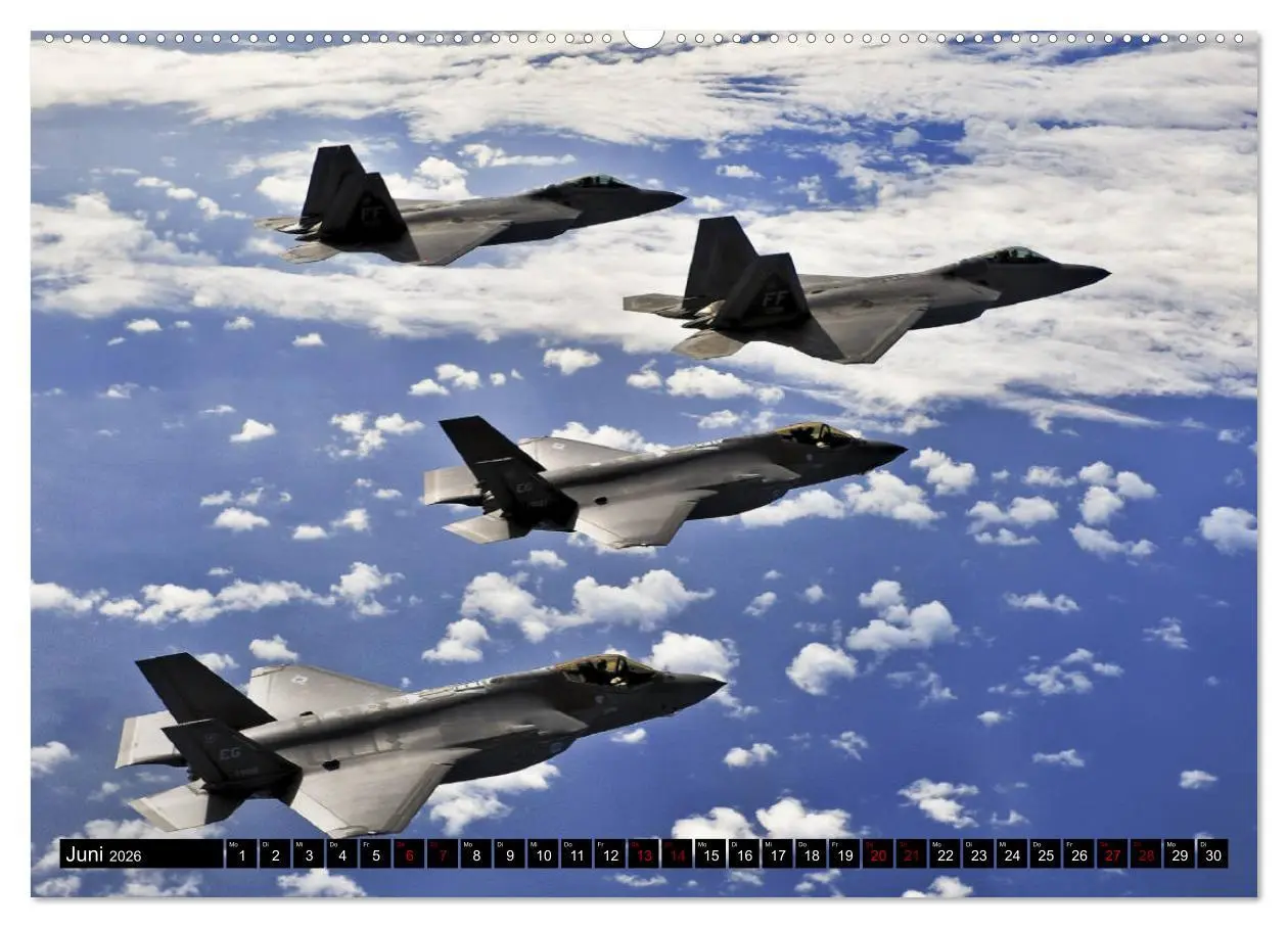 Bild: 9783516237733 | U.S. Kampfflugzeuge. Impressionen (Wandkalender 2026 DIN A2 quer),...