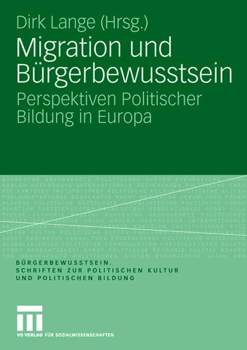 Cover: 9783531157733 | Migration und Bürgerbewusstsein | Dirk Lange | Taschenbuch | vii