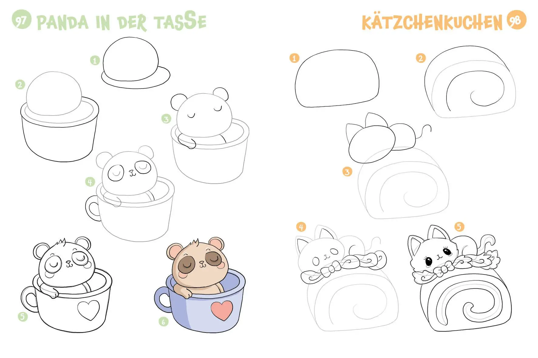 Bild: 9783745927733 | 300 Motive zeichnen - Kawaii | Lise Herzog | Taschenbuch | 448 S.