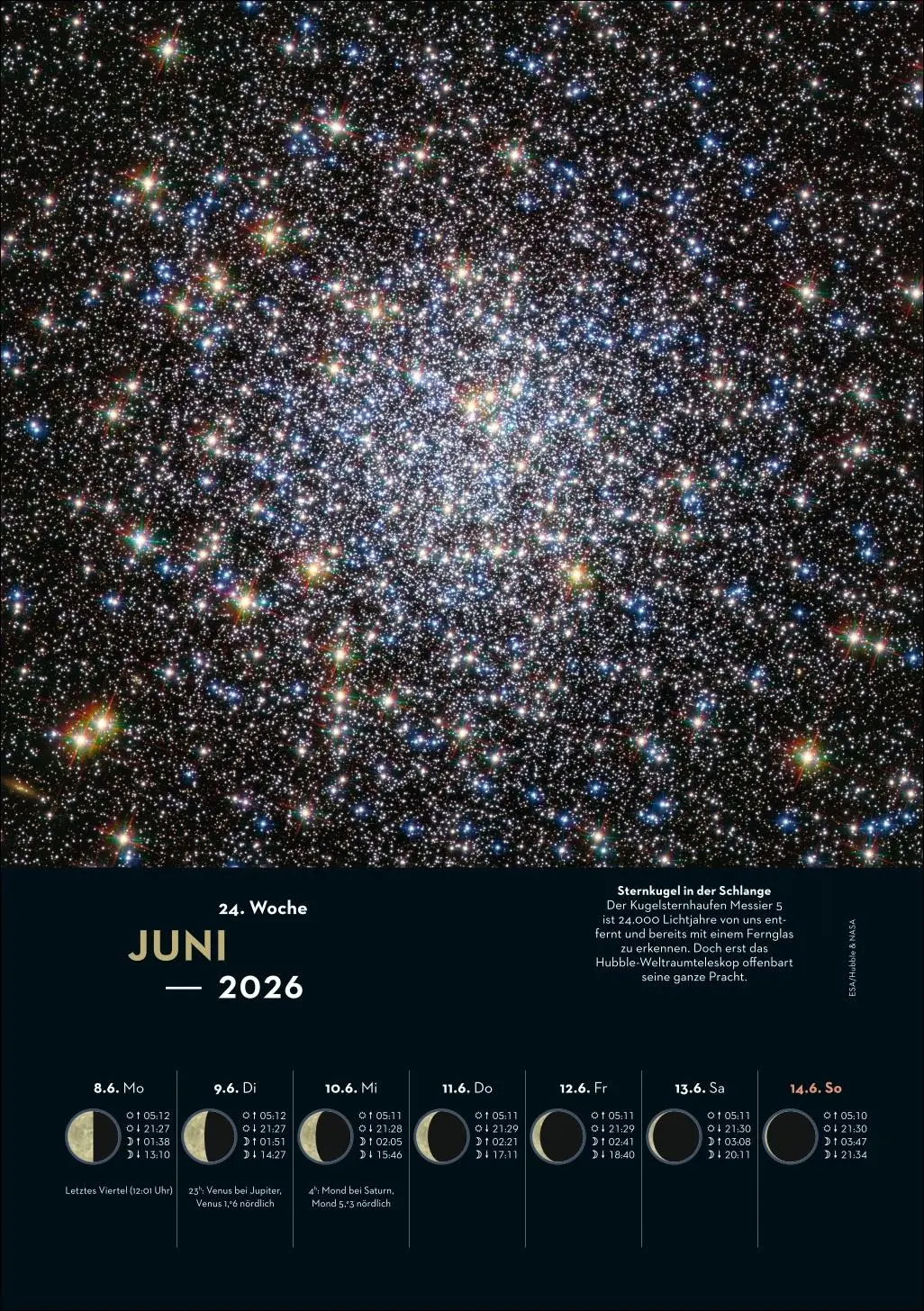 Bild: 9783840037733 | KOSMOS Himmelsjahr 2026 | Hans-Ulrich Keller | Kalender | 54 S. | 2026