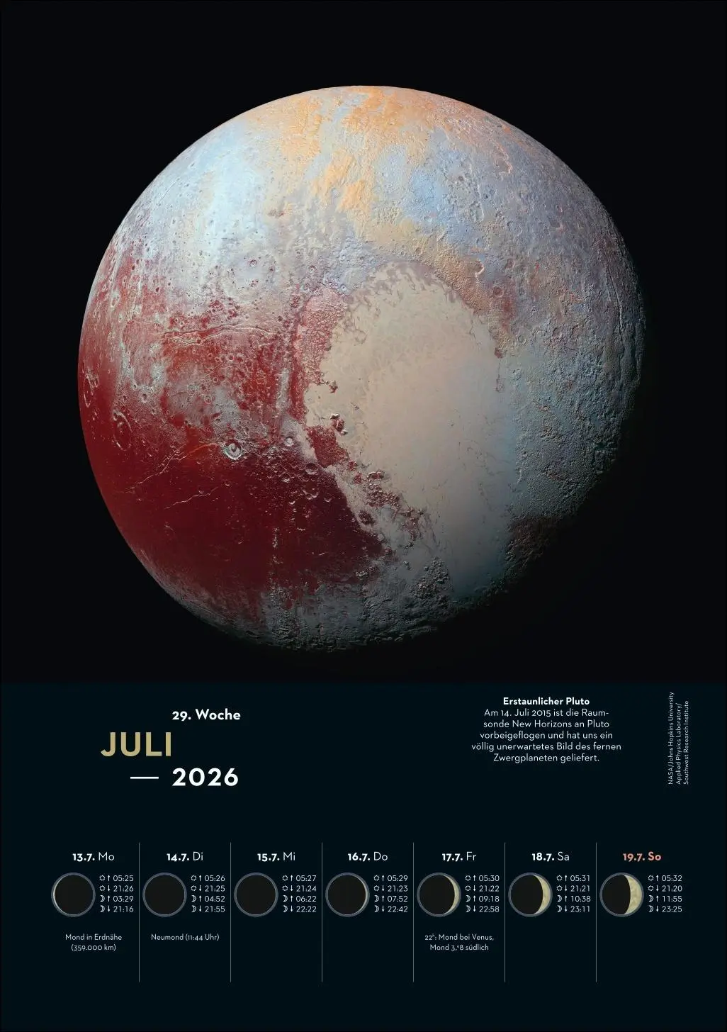 Bild: 9783840037733 | KOSMOS Himmelsjahr 2026 | Hans-Ulrich Keller | Kalender | 54 S. | 2026