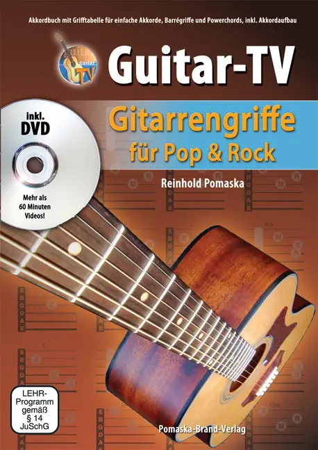 Cover: 9783935937733 | Guitar-TV: Gitarrengriffe für Pop &amp; Rock | Reinhold Pomaska | Geheftet