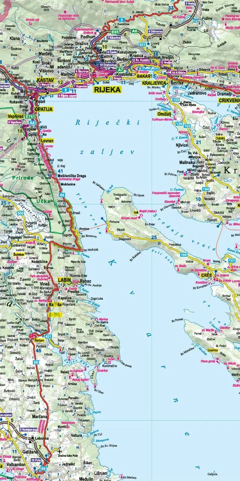 Bild: 9783939997733 | MoTourMaps Adriaküste Slowenien . Kroatien . Montenegro Auto- und...