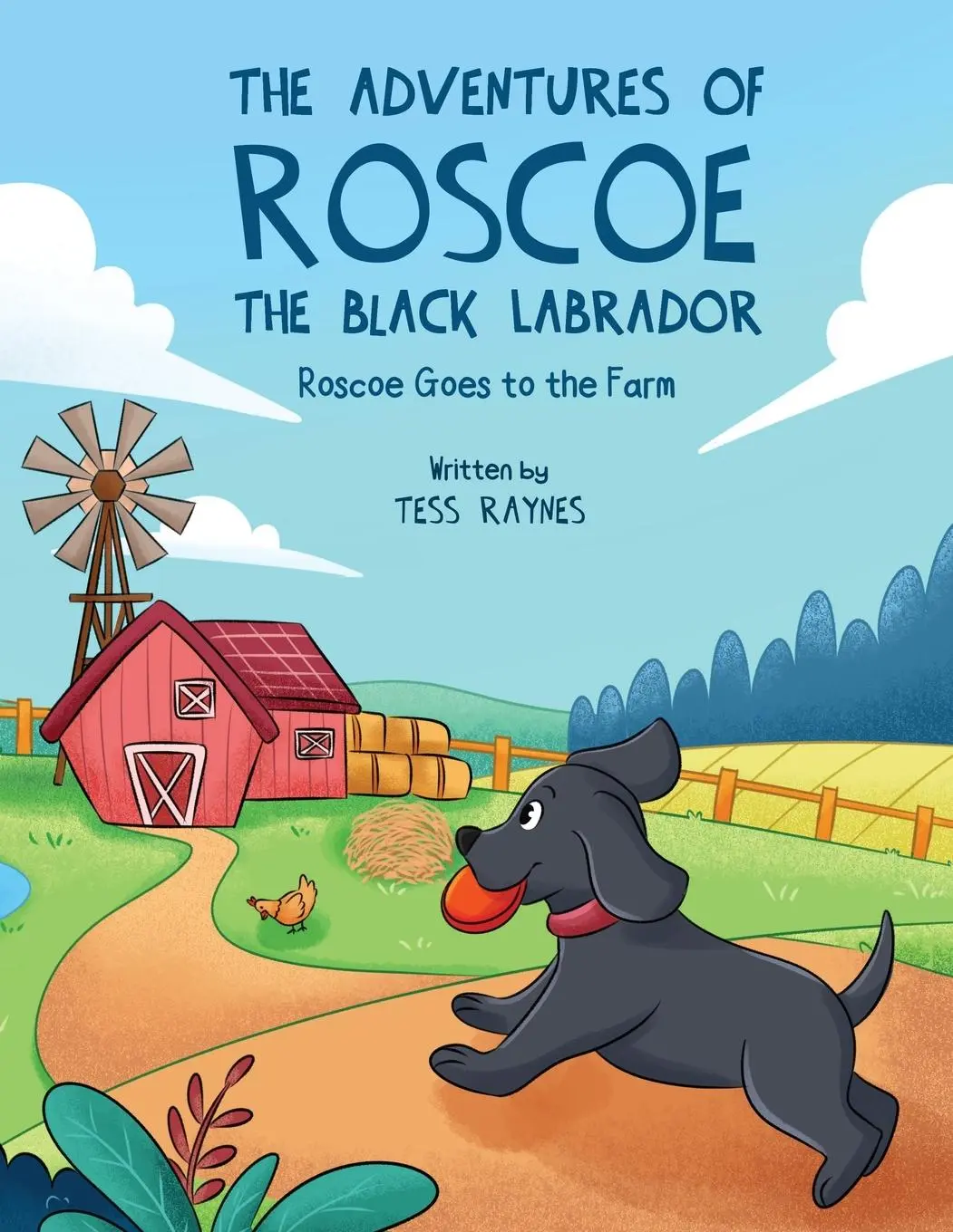 Cover: 9798991487733 | The Adventures of Roscoe the Black Labrador Roscoe Goes to the Farm