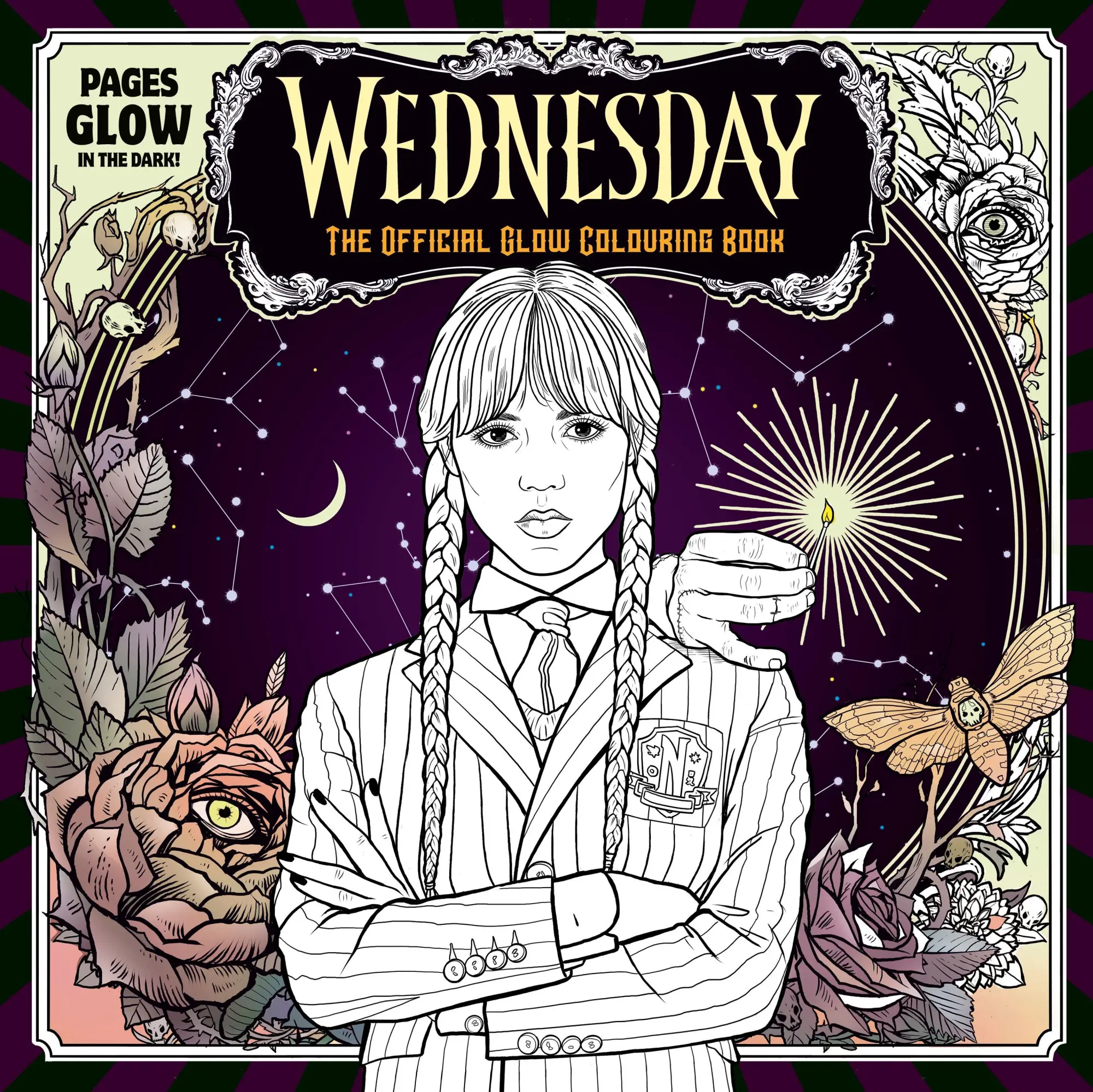 Cover: 9780241827833 | Wednesday: Official Glow Colouring Book | Wednesday | Taschenbuch