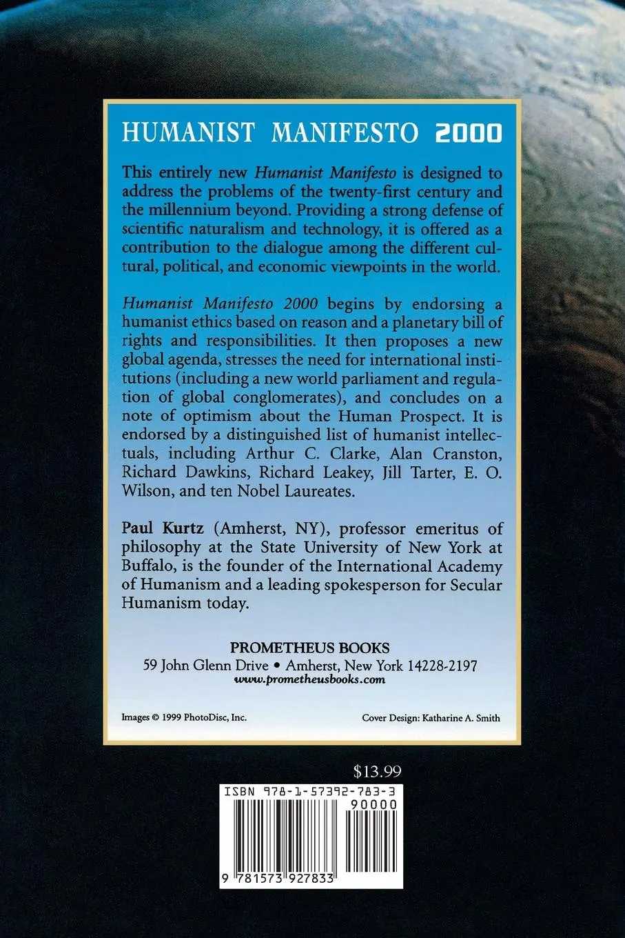 Rückseite: 9781573927833 | Humanist Manifesto 2000 | A Call for New Planetary Humanism | Kurtz